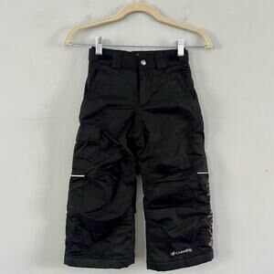 Columbia Bugaboo Omni Heat Insulated Outgrown Black Girls Snow Ski Winter Pants